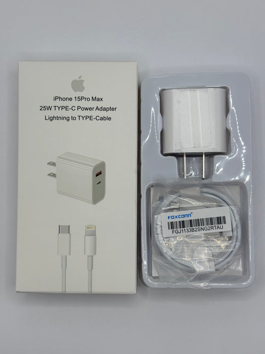 Combo Cargador Lightning doble Turbo