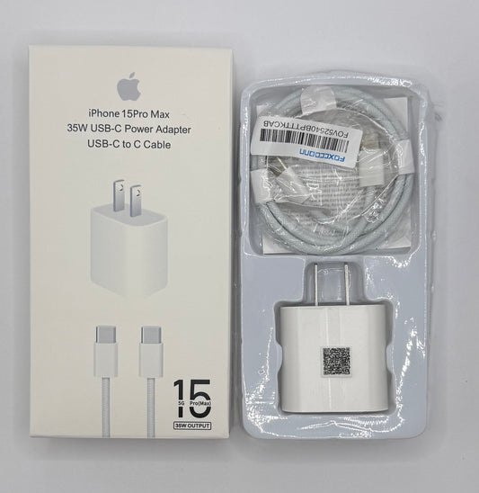 Combo cargador 35w Tipo C